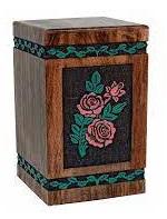 โกศใส่ศพทำจากไม้สีน้ำตาลสำหรับผู้ชายผู้หญิงและผู้ใหญ่ตกแต่งโลโก้ได้ตามต้องการ - Product Image 3