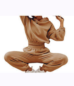 Ensembles de survêtements unisexes d'hiver personnalisés avec logo OEM, joggers superposés et ensembles de sweats à capuche évasés avec mousse 3D pour fermeture éclair, 100 % coton molletonné - Product Image 3