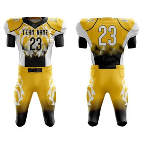 Uniformes de fútbol americano personalizados de Calidad única al por mayor, uniformes de fútbol americano de poliéster 100% - Product Image 4