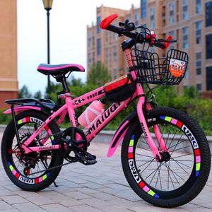 <span class=keywords><strong>Bicicleta</strong></span> Infantil Nueva de 18, 20, 22 y <span class=keywords><strong>24</strong></span> <span class=keywords><strong>Pulgadas</strong></span> con Cuadro de Acero al Carbono para Niños y Niñas, <span class=keywords><strong>Bicicleta</strong></span> de Montaña de Velocidad Variable - Product Image 2