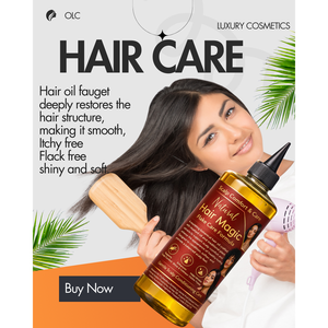 Kit de Soins Capillaires : Huile de Croissance Capillaire aux Herbes de Nigelle et Huile de Biotine 250ml – Traitement pour Cuir Chevelu Irrité et Cheveux Ternes - Product Image 3