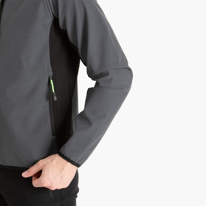 Venta caliente para hombre Softshell Chaqueta de lana Invierno Pesca al aire libre Senderismo Chaqueta Softshell con capucha Diseño transpirable - Product Image 4