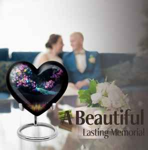 Coeur Urne Paon Urne Commémorative Pour Cendres Souvenir Crémation Personnalisée Petite Urne Faune Décorative pour Cendres Adultes - Product Image 6