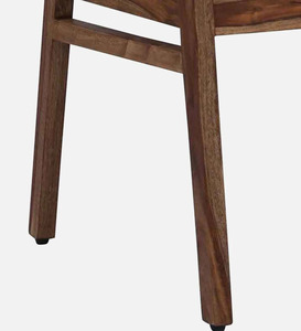 Fauteuil Vinod en teck massif de haute qualité avec tissu de couleur naturelle pour intérieur et extérieur. - Product Image 5