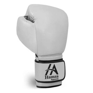 Gants de boxe gris de qualité supérieure Matériau en cuir 10oz Haute durabilité Conception rembourrée Fermeture à crochet Confortable Fit Humidité - Product Image 2