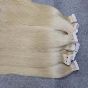 Extensions de Cheveux Humains avec Ruban Adhésif Vente en Gros de Qualité Supérieure Vietnamienne Couleur Vierge Extensions de Cheveux Remy Cuticule Alignée - Product Image 6