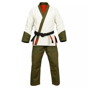 Kimono de Jiu Jitsu Gi en coton uni unisexe de haute qualité sur mesure uniforme de judo avec logo personnalisé Service OEM pour vêtements d'arts martiaux MMA - Product Image 1