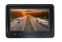Système de moniteur avec écran IPS 9 pouces 1080P | DVR intégré | Quad Split 4 canaux | 4 fils de déclenchement | Kit d'aviation 4 broches pour camions lourds, bus et camping-cars