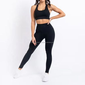 Nuevo Conjunto de Yoga para Mujer, 100% Algodón, Transpirable, Diseño Sólido Personalizable, Alta Calidad, Moda en Tendencia, Precio - Product Image 4