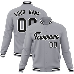 Chaqueta Bomber Varsity de lana para hombre abrigo de invierno transpirable con parche de chenilla bordado personalizado en tallas grandes chaqueta Varsity - Product Image 6