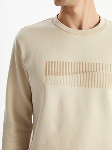 Sweat-shirts à col rond pour hommes en polyester/coton, imprimés par transfert thermique, écologiques, respirants, décontractés pour l'hiver - Vente en gros - Product Image 6