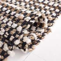 Tapis de salon de luxe 100% jute et coton Tapis de sol tissés faits à la main à vendre