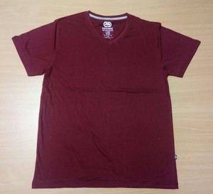 160 gsm conception en gros imprimé t-shirts logo personnalisé couleur unie taille mélange t-shirts 100% pur coton hommes col en v blanc T-Shirt - Product Image 3