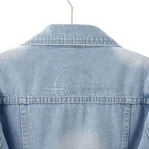 แจ็กเก็ตยีนส์สตรีผ้าฝ้ายระบายอากาศได้ดีดีไซน์ล่าสุด - Product Image 5