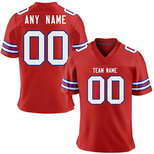 Jersey de fútbol americano juvenil Ajuste personalizado con uniforme de fútbol americano de tela de manga larga para condiciones de clima frío - Product Image 2