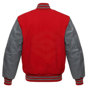 Best Quality Men's Letterman <b>Jackets</b> with Stand Collar Online Sale of Premium <b>Leather</b> Sleeves for Adults - Product Image 3