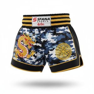 Pantalones Cortos de Muay Thai y Kickboxing para Hombre, SFANA SPORTS, Personalizables, de Alta Calidad, Cómodos, de Secado Rápido, Diseñados para MMA, Boxeo y Fitness - Product Image 5