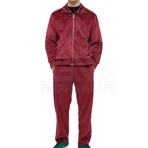 Ensemble de survêtement en velours respirant pour hommes, taille plus, 100% coton, fabriqué au Pakistan, design personnalisé, haute qualité, faible MOQ - Product Image 1