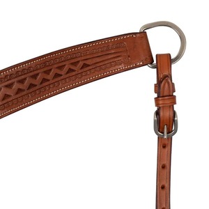 Protection Thoracique Style Élégant Plastron Martingale pour l'Équitation de Compétition Style Western Plastron de Cheval avec Détails Sculptés - Product Image 3