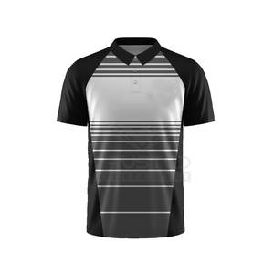 Haute qualité hommes Simple pour Polo Logo de broderie personnalisé prix de gros décontracté Golf solide motif tricoté tissu - Product Image 1