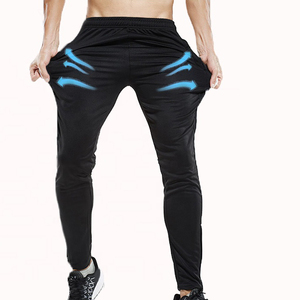 Los últimos pantalones de chándal para hombre con bajo OEM Streetwear moda tela de algodón grueso logotipo personalizado disponible para la venta - Product Image 1