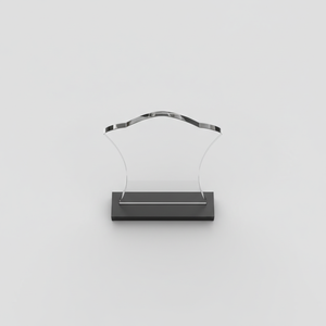 Trofeo Conmemorativo de Acrílico Pulido de Primera Calidad, Grabado con Letras Impresas en Letterpress, Diseño Único Recortado para Premios Corporativos y Empleados - Product Image 4