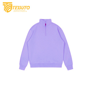 เสื้อสเวตเตอร์ซิปมีฮู้ดแบบมีซิปสำหรับผู้ชายเสื้อสเวตเตอร์ซิปหน้าครึ่งคอแบบออกแบบได้ตามที่ต้องการสำหรับฤดูหนาวเป็นมิตรกับสิ่งแวดล้อม - Product Image 3