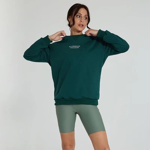Sudadera de gran tamaño personalizada de alta calidad para mujer, ropa deportiva cómoda para yoga y fitness, Jersey informal para correr - Product Image 3