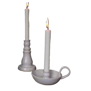 Portavelas de pilar de cerámica decorativo único pequeño de diseño clásico de nueva tendencia mesa de comedor Europea Navidad - Product Image 5