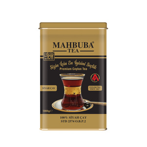 Té Negro Orgánico MAHBUBA Gold, Caja de 1 kg, Certificado ISO, Bebida Saludable de Primera Calidad con Aroma Fresco de Turquía - Product Image 1