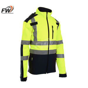 Chaquetas de trabajo de alta visibilidad para hombre, chaquetas de seguridad reflectantes e impermeables para exteriores. - Product Image 5