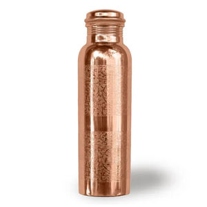 Antique Black Pure Copper <b>Water</b> <b>Bottle</b> Ayurvedic Copper Vessel Yoga Copper <b>Water</b> <b>Bottle</b> for Drinking Health Benefits <b>Metal</b> - Product Image 4