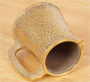 Tasse en laiton design unique moderne pour boire un cocktail boisson gazeuse à la maison cuisine table décorative restaurant en gros 2025 - Product Image 4