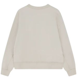 Sweat-shirt à col rond pour homme avec emblème Borg appliqué, confortable et élégant, qualité supérieure, couleur os. - Product Image 2