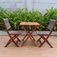 Meubles de jardin extérieurs confortables de style moderne ensembles de matériel en bois pour les loisirs