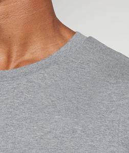 เสื้อแฟชั่นใส่กลางแจ้งสำหรับผู้ชายใส่ในฤดูร้อนเสื้อยืดคอตตอนใส่สบาย100% ไหล่คอกลมออกแบบโลโก้ได้เองสไตล์ลำลองโอเวอร์ไซส์ - Product Image 5