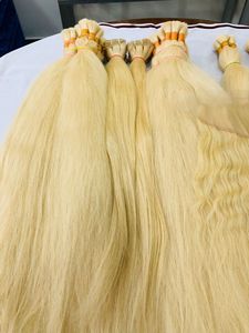 Extensiones de Cabello Humano Virgen Remy Indio Liso Sedoso Sin Procesar, Cutícula Alineada, Sin Costuras, Cabello Largo, HAIR KING ALL - Product Image 2