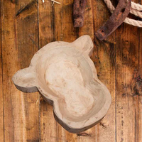 Bol en bois artisanal de taille personnalisée, écologique, le plus vendu, pour bougies, décoration de ferme, bols de table à manger, Marco
