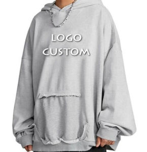 High Quality Custom Logo DTG Printed Oversized Hoodie Heavyweight Fleece Winter <b>Streetwear</b> Manufactured Wholesale for Men - Product Image 5