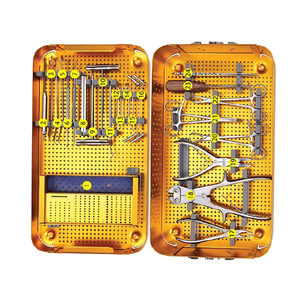 Juego de Instrumentos Quirúrgicos Ortopédicos, Herramientas de Microcirugía, Instrumentos Médicos de Alta Calidad, Juego de Cirugía de Columna Vertebral, Diseño en Color Dorado - Product Image 5