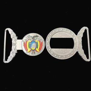 Boucle de ceinture en alliage de zinc moulé sous pression avec drapeau bolivien, cadeau souvenir personnalisé pour les voyages et la promotion - Product Image 2