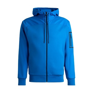 Sweat à capuche d'hiver pour homme OEM de haute qualité, uni, en coton 100% lavé, molleton épais avec poches, coupe classique - Product Image 1