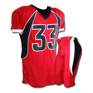 Uniformes de fútbol americano de manga corta con ajuste personalizado 2025 con juegos de sublimación de diseño transpirable para equipos profesionales - Product Image 1