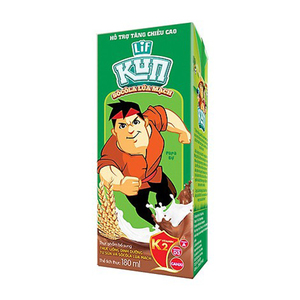 Lif Kun 180ml Boîte de boissons nutritionnelles au chocolat d'orge Suppléments sains pour enfants - Product Image 1
