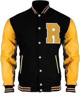 Chaqueta universitaria de ropa de diseño de béisbol para hombre Chaqueta universitaria Letterman con logotipo personalizado de fabricante OEM - Product Image 2
