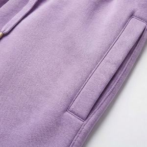 กางเกงจ็อกเกอร์ทรงตรงผู้ชาย ทรงหลวม สไตล์วินเทจ ย้อมสีเอซิด ปลายขาเปิด ทรงบาน กางเกงวอร์มขายาวสำหรับฤดูหนาว - Product Image 5