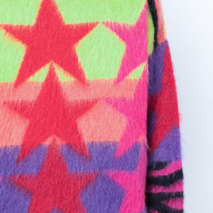 Suéter Unisex de Mohair, Suave y Peludo, Jersey Holgado de Manga Larga, Ropa de Punto de Invierno, Estilo de Diseñador Personalizado OEM ODM Disponible - Product Image 3