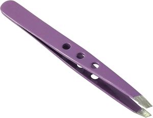 Pinzas de Punta inclinada para uso en cejas, pinzas profesionales de calidad con diseño bonito - Product Image 2