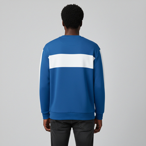 Sudaderas Casuales de Invierno para Hombre al por Mayor, 100% Algodón, Tallas Grandes, Lisas, de 2 Tonos, con Logotipo DTF Personalizado Bordado, Estilo Oversize - Product Image 3