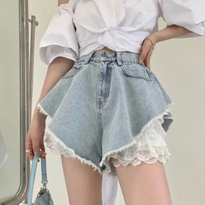 2 in 1 Performance Women's Shorts 2025 Premium Customize Design Denim Shorts Custom Summer Jeans Shorts for Women - Product Image 2
